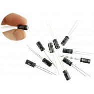 Capacitor Eletrolítico 0,47uF 100V - Kit com 10 Unidades