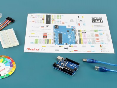 Tabela de Pinos Arduino Uno R3 em Couchê Liso com Alta Resolução - Imagem 3
