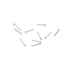 Mini Parafuso M1 x 6mm Metálico - Kit com 10 unidades