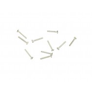 Mini Parafuso M1 x 6mm Metálico - Kit com 10 unidades