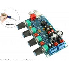 Pré Amplificador Preamp Hi - Fi 10X NE5532 Estéreo DIY - YX1099