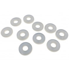 Arruela Plástica em Nylon M3 x 8mm x 1mm - Kit com 10 unidades