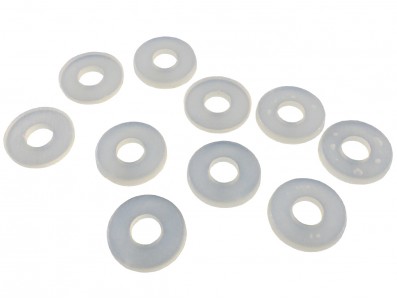 Arruela Plástica em Nylon M3 x 8mm x 1mm - Kit com 10 unidades - Imagem 1