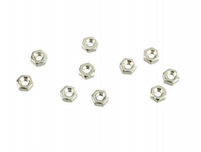 Porca M1,6 x 1,5mm Metálica - Kit com 10 unidades - Imagem 1