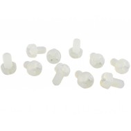 Parafuso Plástico em Nylon M3 x 5mm Phillips (Branco) - Kit com 10 unidades