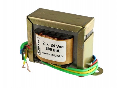 Transformador / Trafo 24V + 24V / 800mA (BIVOLT) - Uso Geral - Imagem 1