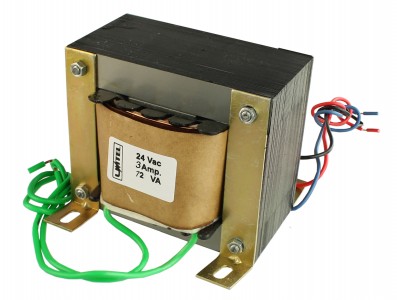 Transformador / Trafo 24V / 3A (BIVOLT) - Uso Geral - Imagem 1