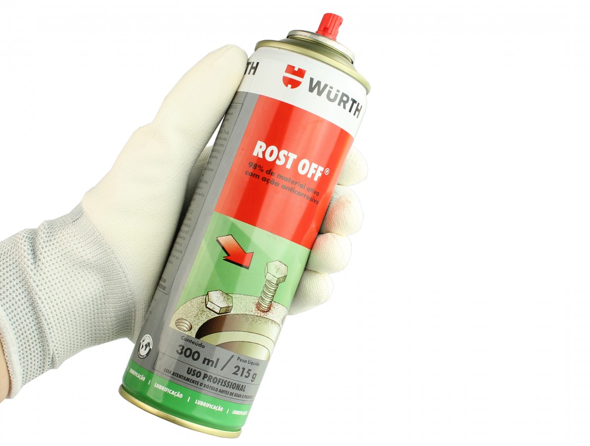 Desengripante, Lubrificante e Anticorrosivo em Spray - Wurth Rost Off (Validade 08/21)