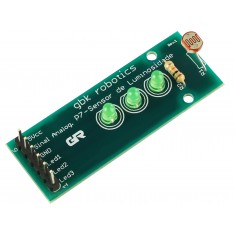Sensor de Luminosidade Fotossensitivo LDR com Leds - P7
