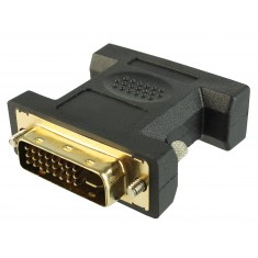 Adaptador DVI para VGA (DVI macho 24 + 1 X VGA fêmea 15 pinos)