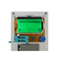 Medidor de ESR Testador Universal de Componentes Eletrônicos LCR-T4 + Case e  Manual