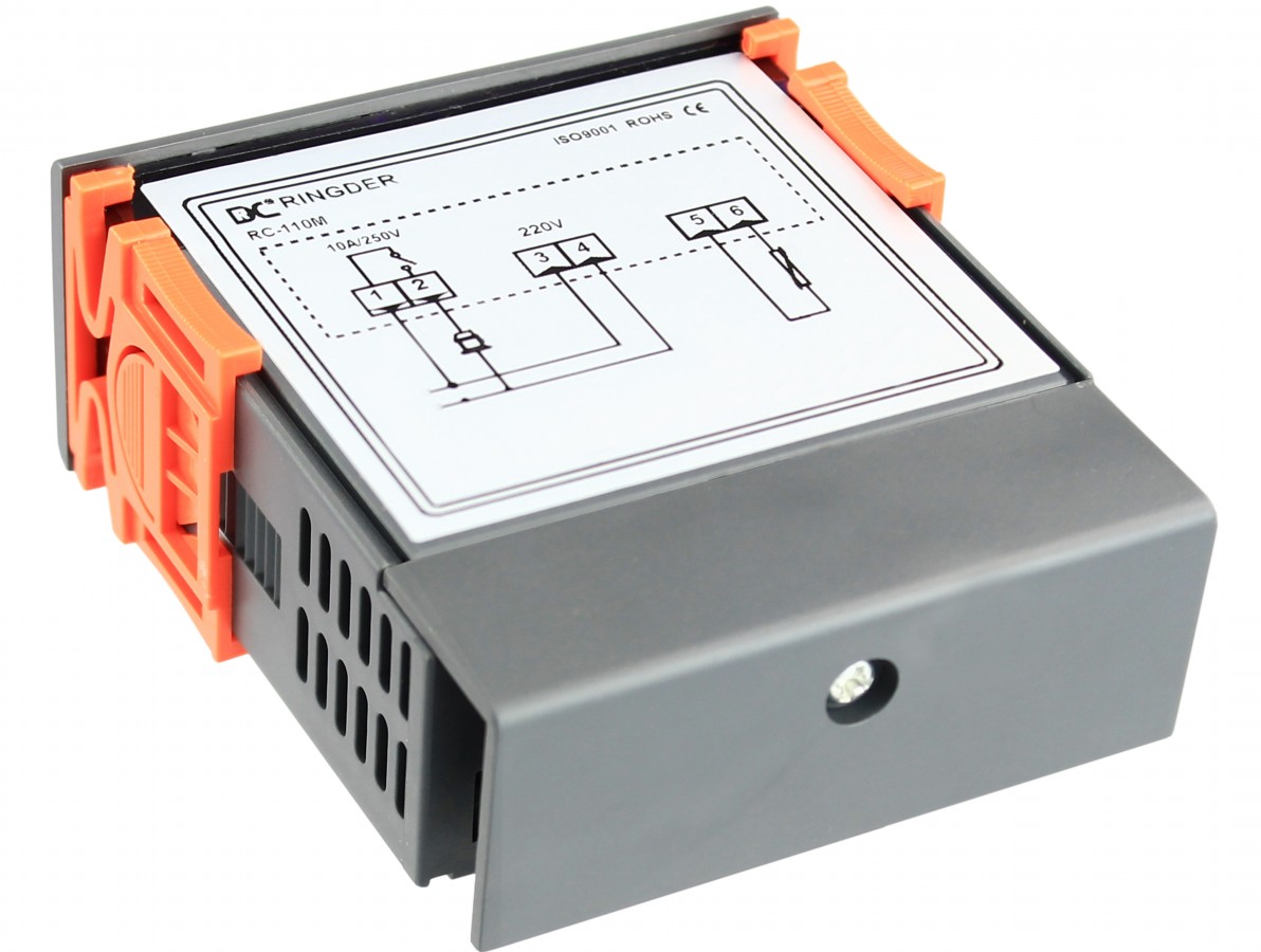 Termostato Digital 10A / Controlador de Temperatura - 40 a 110ºC com Sensor NTC - RC110M- Imagem 3