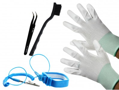 Kit Antiestático ESD Básico - Luva M - Imagem 1