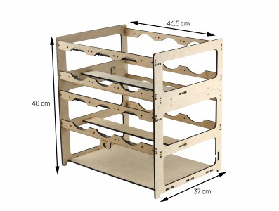 Estrutura para Rig de Minera&ccedil;&atilde;o 8 GPUs e 12 Fans MDF 6mm RM8G12F V3 - Imagem 6
