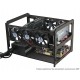 Rig de Minera&ccedil;&atilde;o para 4 GPUs e 6 Fans MDF 6mm RM4G6F V3 Preta + Manual de Montagem - Thumb 6