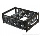 Extensor para Rig de Minera&ccedil;&atilde;o RM4G6F V3 Preta com 4 GPUs e 6 Fans MDF 6mm + Manual de Montagem - Thumb 2