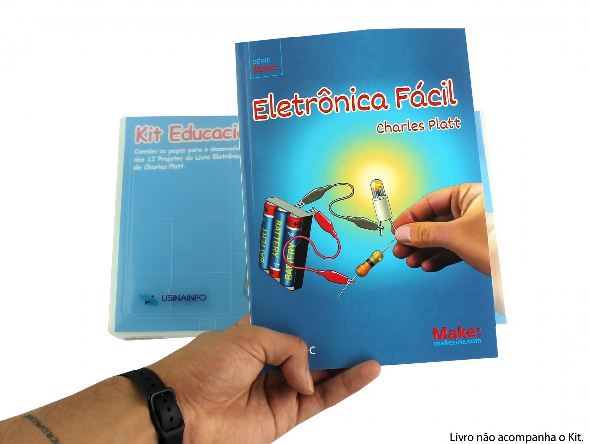 Kit Educacional Livro "Eletrônica Fácil - Charles Platt"- Imagem 4