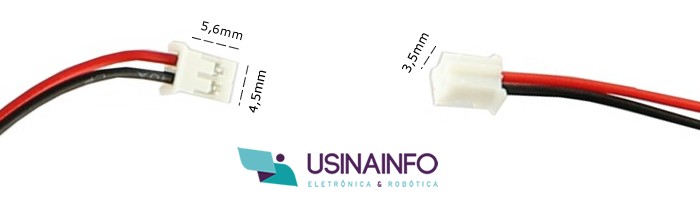 Conector JST 2 Pinos Fêmea - [1027211]