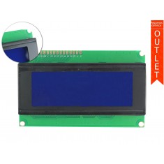 Display LCD 20x4 com Fundo Azul - Outlet