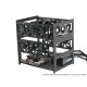 Rig de Minera&ccedil;&atilde;o para 8 GPUs e 12 Fans MDF 6mm RM8G12F V3 Preta + Manual de Montagem - Thumb 2