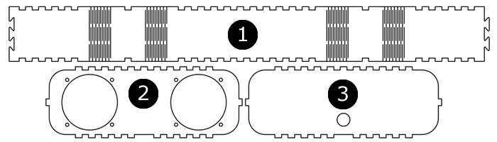 Case para Caixa de Som Portátil Diy em MDF - CJB10 - [1027428]