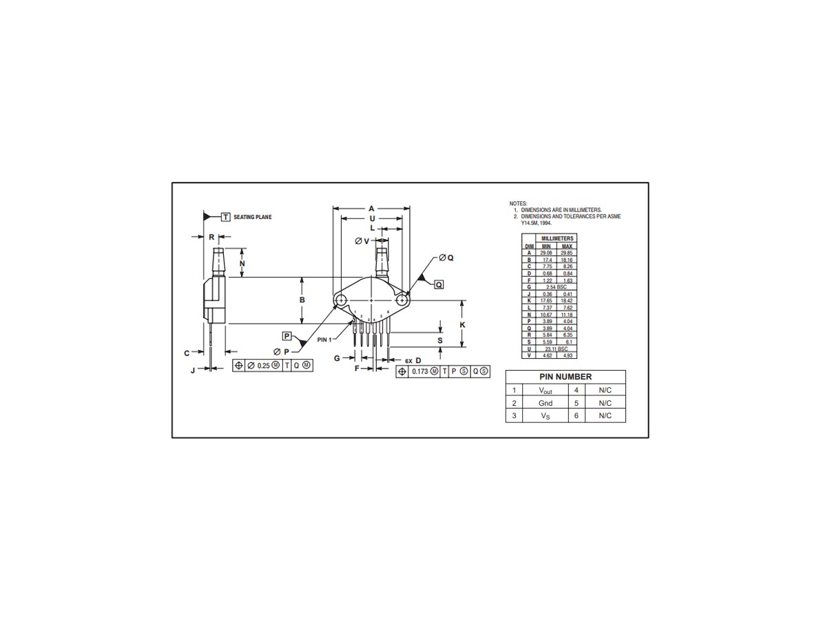 Sensor de Pressão Absoluta para Arduino - MPX5700AP- Imagem 6