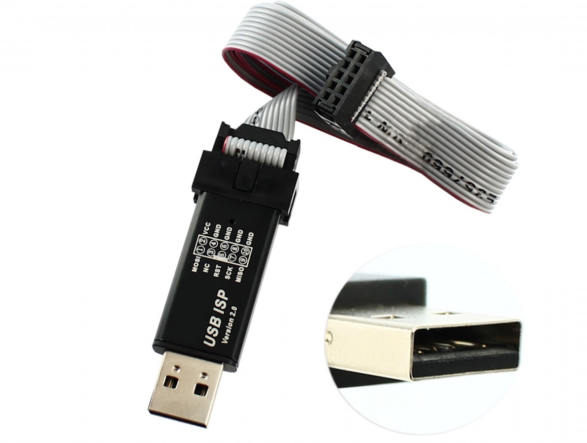 Gravador AVR / Programador Atmel USB ISP V2.0- Imagem 3