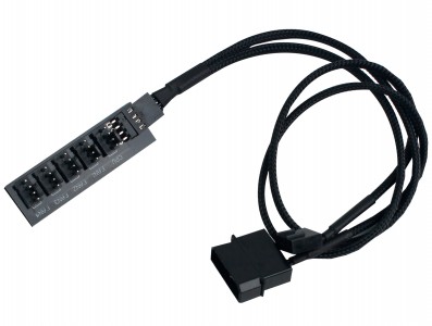 Cabo Adaptador Hub 1 para 5/8 portas 4 pinos pwm - Imagem 1
