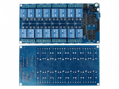 Módulo Relé 16 canais 12V com Optoacoplador para Arduino e Raspberry PI - Imagem 3