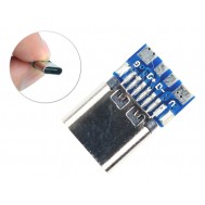 Conector tipo C USB 3.1 Fêmea para Soldagem JRC-B008