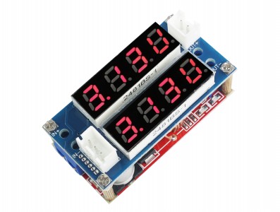 Regulador de Corrente e Tensão Ajustável com Display 5A Step Down Dc Dc com Voltímetro e Amperímetro XL4015 - 1,25 a 30VDC - Imagem 1