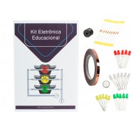 Kit Eletrônica Educacional com 8 Projetos “Circuitos de Papel” - KES8