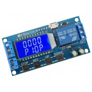 Relé Temporizador Digital XY-LJ02 Ajustável com Display LCD e Micro USB - 7 Modos de Uso