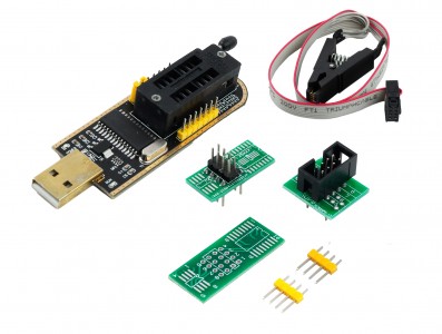 Gravador de Bios Eeprom Ch341A 24xx e 25xx + Adaptador Garra SOIC8 - Imagem 1