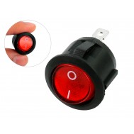 Chave Gangorra Liga Desliga 10A Led Vermelho KCD1