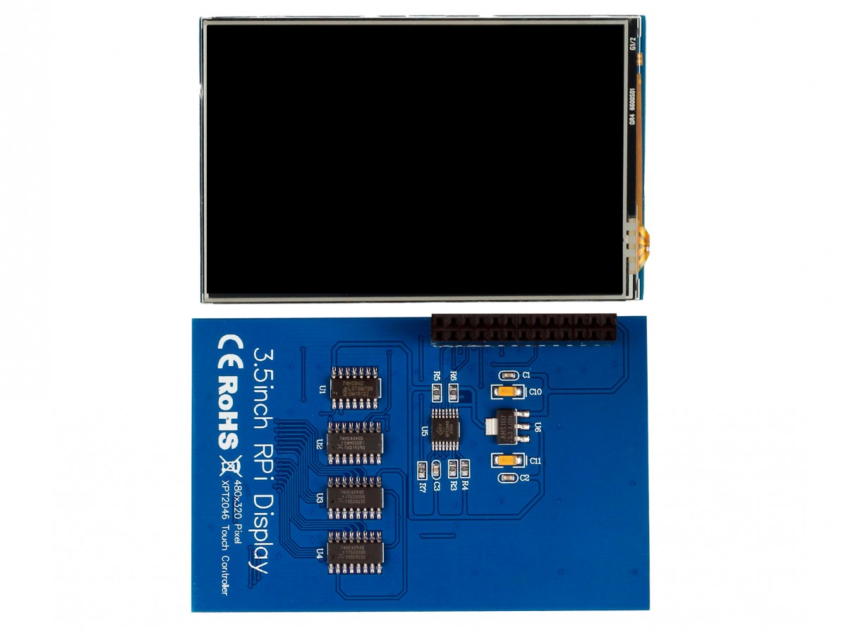 LCD Raspberry Pi Shield TFT 3,5” Touch Screen- Imagem 2