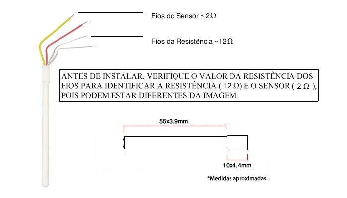 Resistência para Ferro de Estação de Solda com 4 Fios - [1029129]