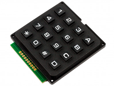 Teclado Matricial 4x4 16 Teclas Rígido - Imagem 1