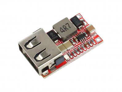 Regulador de Tensão 5V USB Conversor Step Down - Entrada 6 a 24VDC - Imagem 1