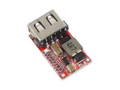 Regulador de Tensão 5V USB Conversor Step Down - Entrada 6 a 24VDC - Imagem 2