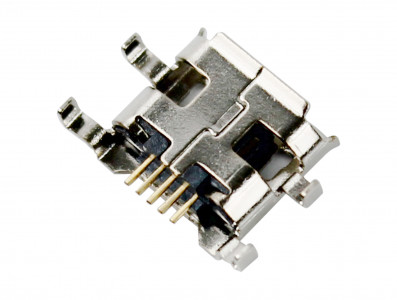 Conector Micro USB Fêmea 5 Pinos - Imagem 1