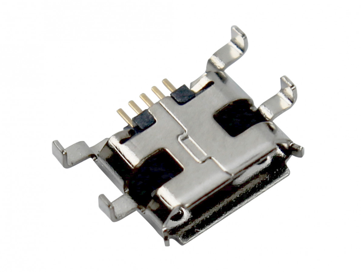 Conector Micro USB Fêmea 5 Pinos- Imagem 2
