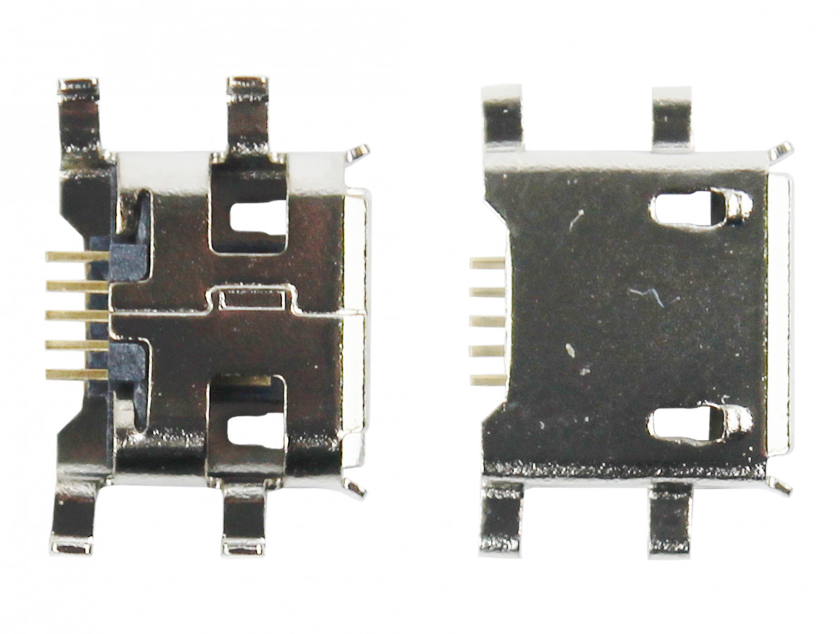Conector Micro USB Fêmea 5 Pinos- Imagem 3