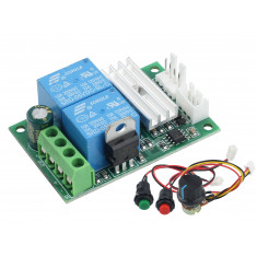 Controlador PWM 1203BS 3A para Motor DC  0 a 100% com Reverso