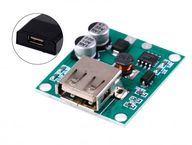 Regulador de Tensão 5V 2A USB para Painel Solar - Entrada 6 a 20VDC - Imagem 1