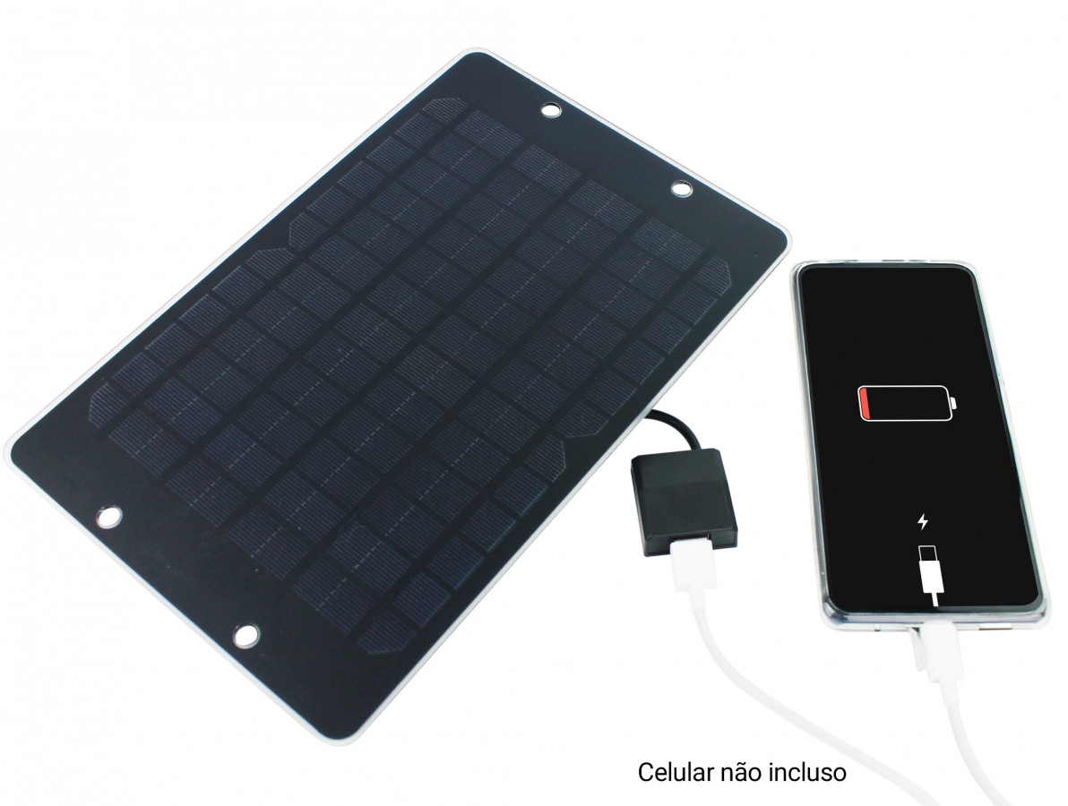 Mini Painel Solar DIY + Regulador USB 5V 1A para Celular e Arduino- Imagem 2