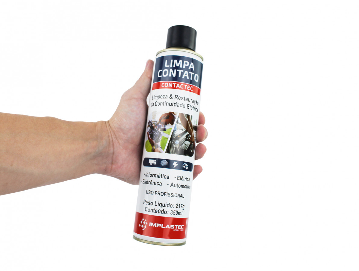 Limpa contato spray Contactec - Implastec 350ml- Imagem 2