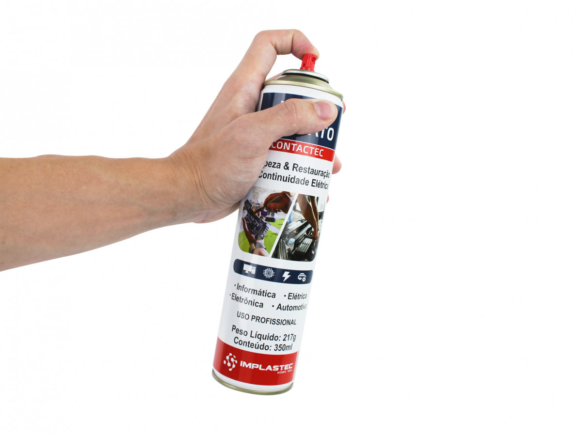 Limpa contato spray Contactec - Implastec 350ml- Imagem 3
