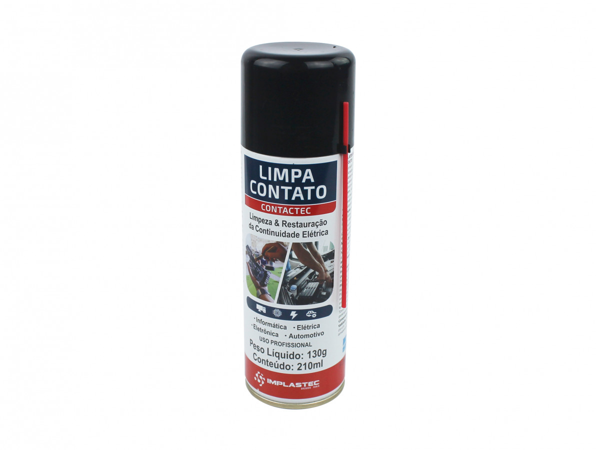 Limpa contato spray Contactec - Implastec 210ml- Imagem 1
