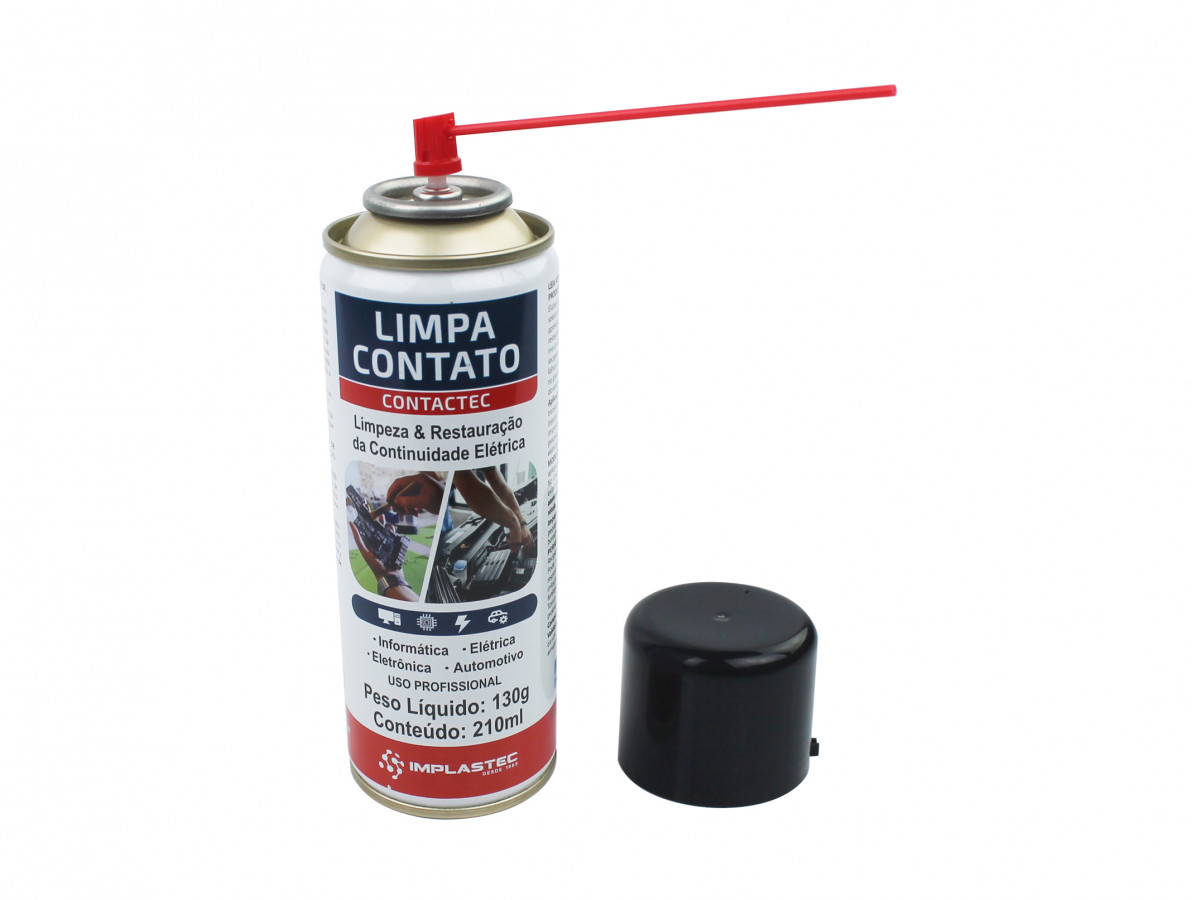 Limpa contato spray Contactec - Implastec 210ml- Imagem 2